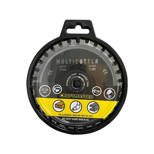 Craftmaster 125mm Multicutter Blade - Tungsten Carbide Tipped - 30 Teeth