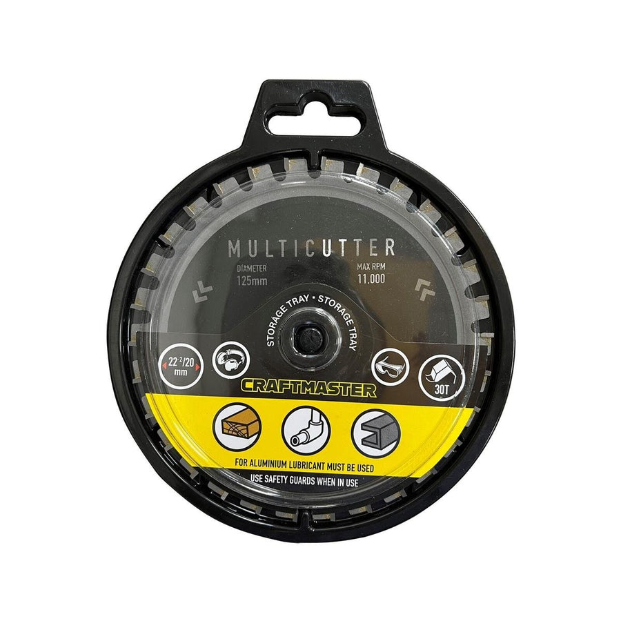 Craftmaster 125mm Multicutter Blade - Tungsten Carbide Tipped - 30 Teeth - SuperSaverAU - view 1