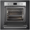 Smeg 60cm Classic Pyrolytic Oven - 68L Net, Stainless Steel, Air Fry and BBQ Modes - SOPA6302TX