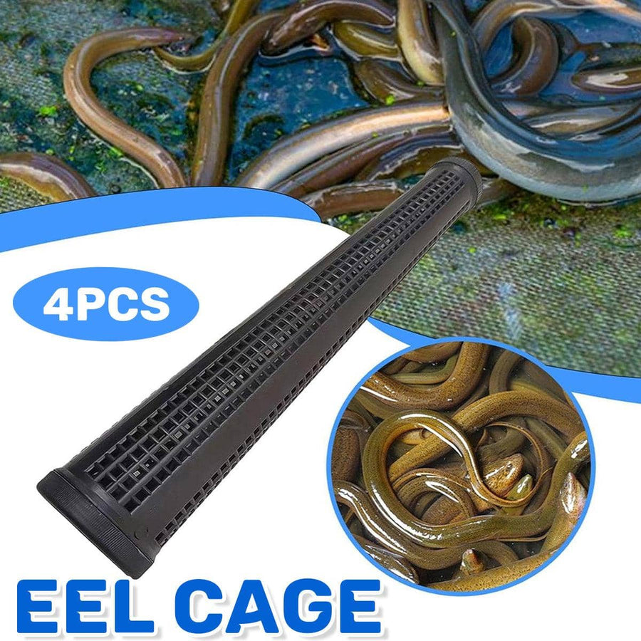 Eel Trap Cage Fishing Net Catcher for Eels and Loach, Pack of 4