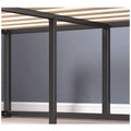 Zinus Joseph King Single Metal Bed Frame - 45cm Height, Wooden Slats, Black Steel - AU-FBMFB1ZC-18B