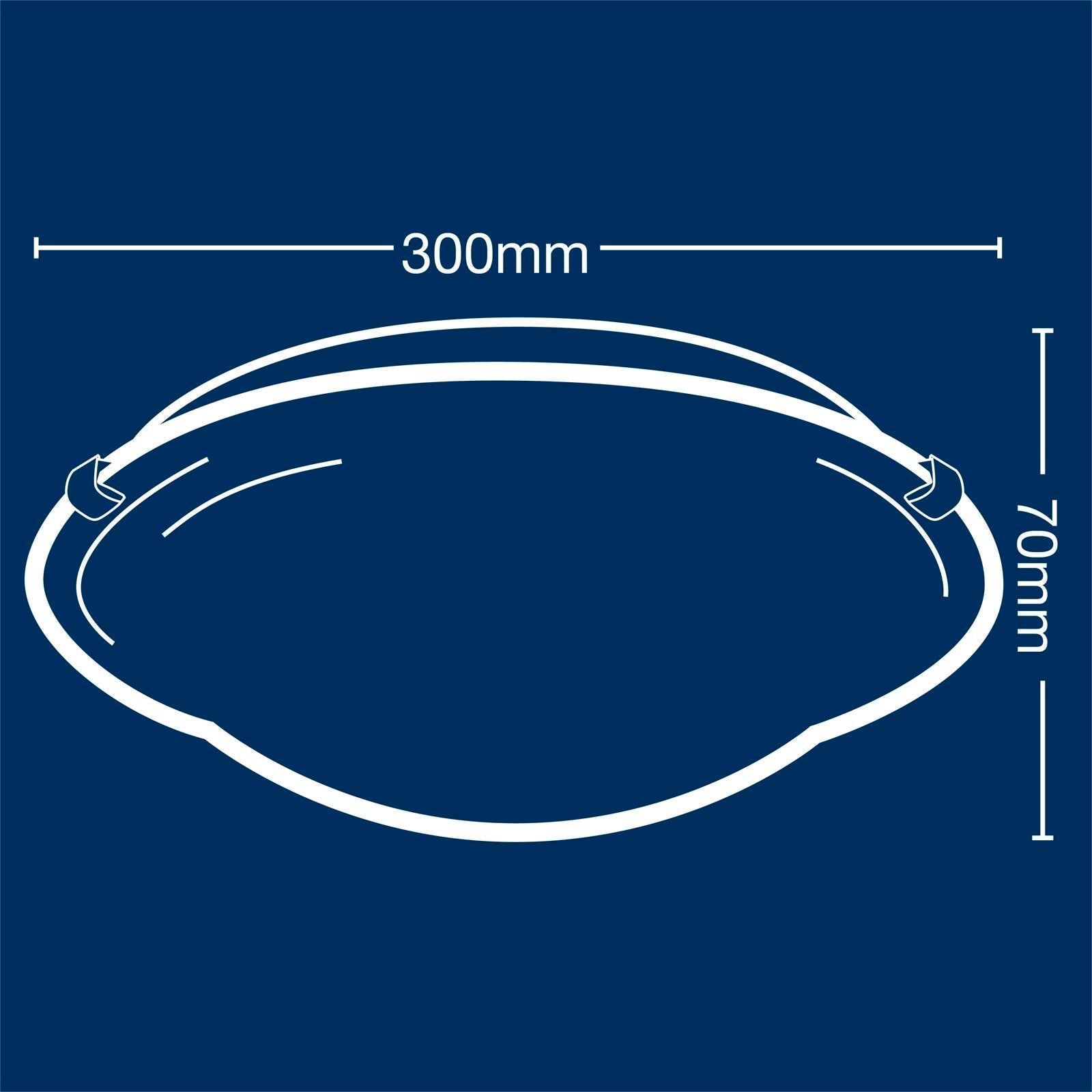 Luce Bella Alabaster Oyster Ceiling Light, 30cm, Glass, E27 42W, Hardwired Indoor ACL200