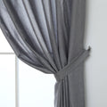 Windoware 2 Piece Satin Curtain Rod Tie Back 2 Pack - 40mm x 40mm - Satin - SuperSaverAU - view 2