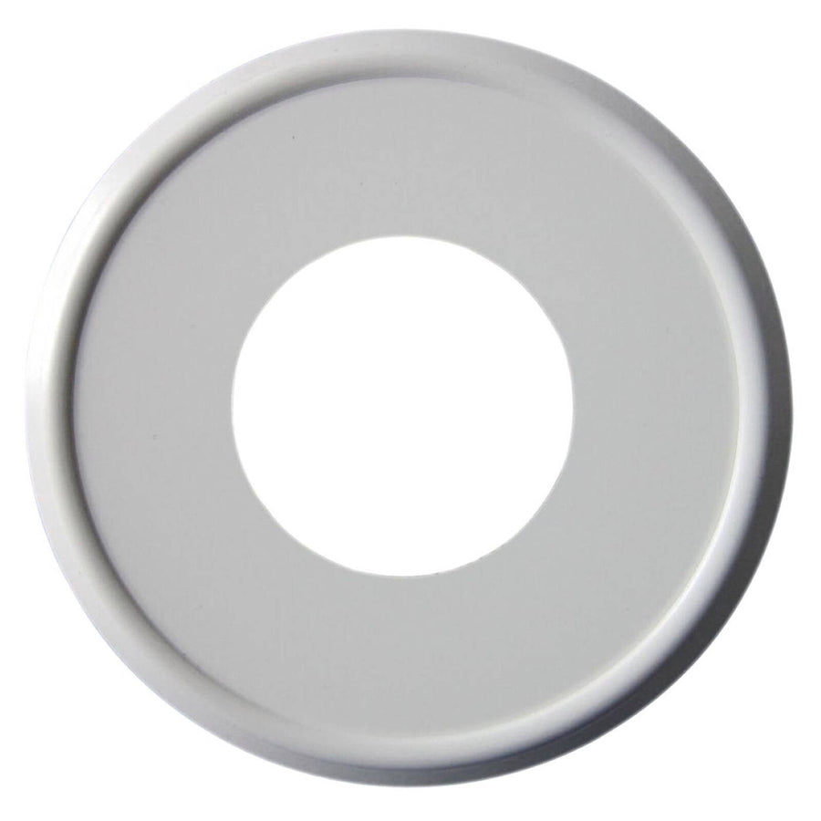 Kinetic 40mm White Steel DWV Cover Plate 2 Pack