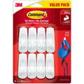 Command Small Adhesive Hooks - 8 Pack - Plastic - Damage-Free Hanging - SuperSaverAU - view 1