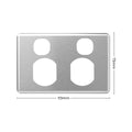 Deta Aluminium Cover - 116mm x 76mm - Brush Finish - Easy To Install - SuperSaverAU - view 4
