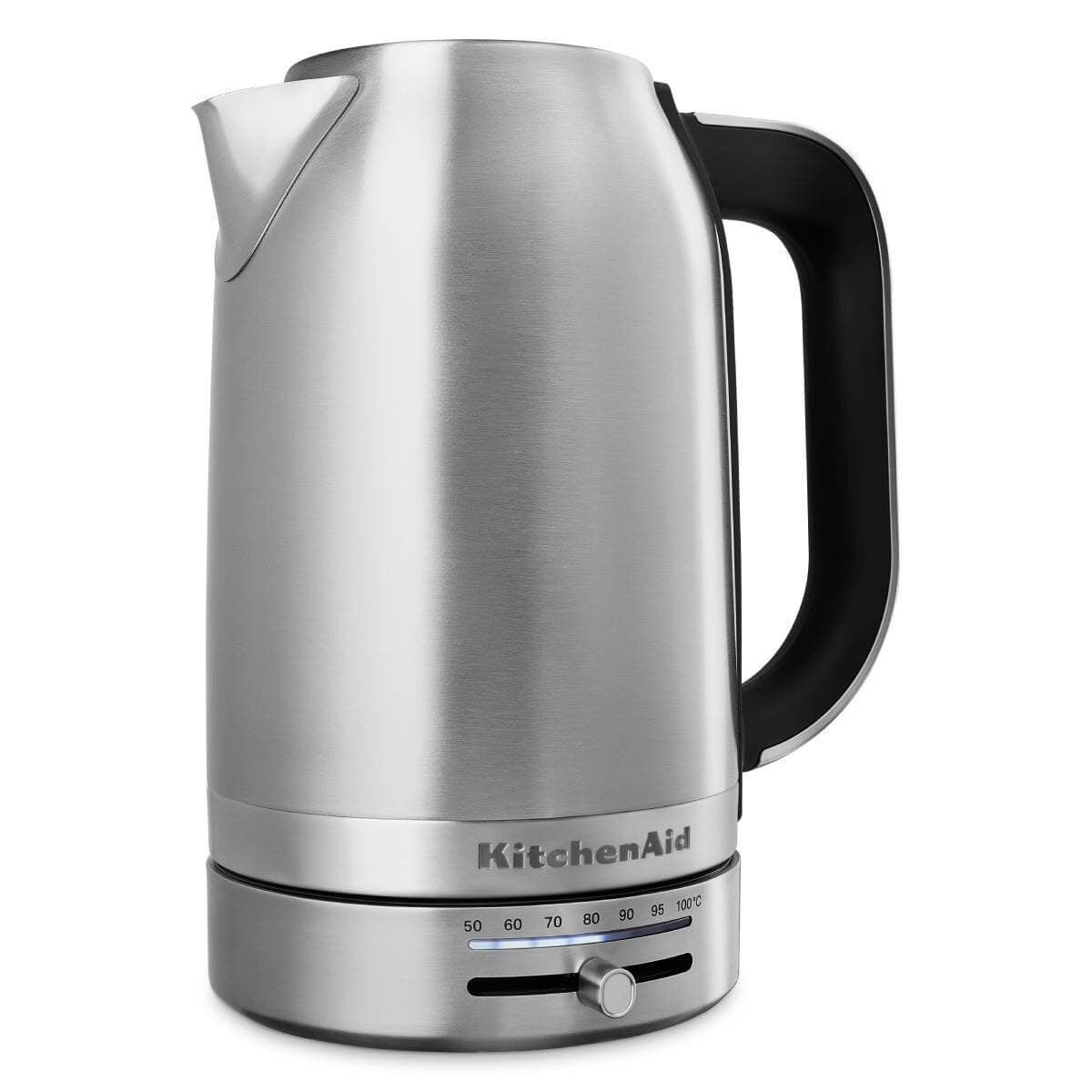 KitchenAid 1.7L Kettle - Stainless Steel, 2000W, Variable Temperature Control, 360 Degree Base - 5KEK1701ASX
