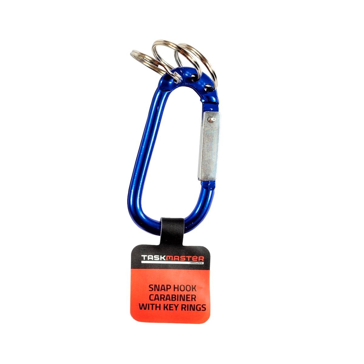 Taskmaster Aluminium Carabiner - 37mm - Durable - Lightweight - Versatile - SuperSaverAU - view 1