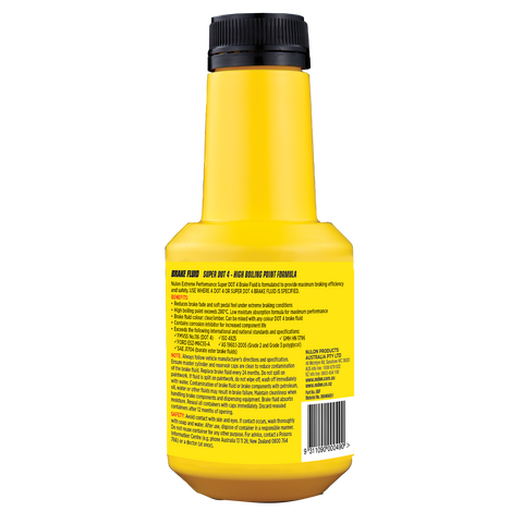 Nulon Extreme Performance Super DOT 4 Brake Fluid 500ml Borate Ester