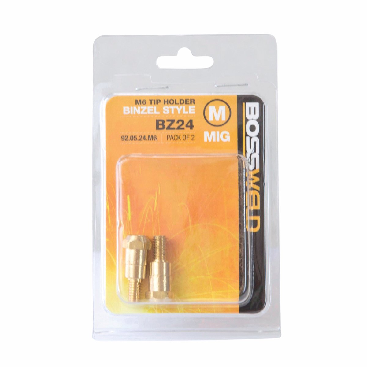 Bossweld BZ24 Binzel Style M6 Tip Holder 2 Pack - Durable - Easy Fit - SuperSaverAU - view 2