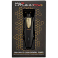 BaBylissPRO Lithium FX Cord/Cordless Trimmer - Black - 6800rpm Motor, Gold Titanium Blade - 900904