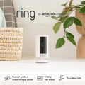 Ring 2nd Gen Indoor Camera - 1080p HD Video - White - Motion Alerts - Privacy Cover - SuperSaverAU - view 4