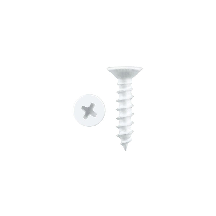 Pinnacle Countersunk Timber Screw 3.5 x 16mm White Metal 45 Pack - SuperSaverAU - view 1