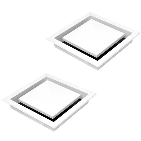 Schweigen Silent Twin Multi-Purpose Exhaust Vent - 850m³/h, Perimeter Aspiration, IPX4 - BRW652PAK