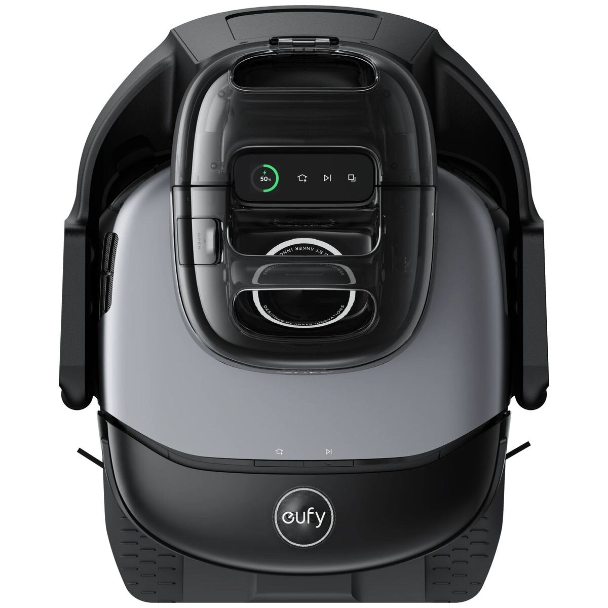 Eufy S1 Pro Robot Vacuum and Mop - 8,000Pa Suction, 10-in-1 UniClean Station, Square Design - T2080T11