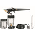 Ozito Air Brush Kit with Case - 5 Pieces - 0.5mm Nozzle - Grey/Red/Black/Silver - SuperSaverAU - view 2