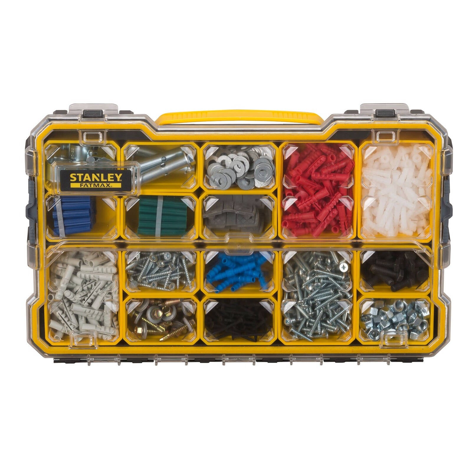 Stanley FatMax Pro 2/3 Shallow Organiser FMST1-75779 16 Removable Cups