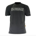 DEWALT Oxide Black Crew Neck Shirt L - 50+ UPF Sun Protection - Durable Cotton Blend - SuperSaverAU - view 1