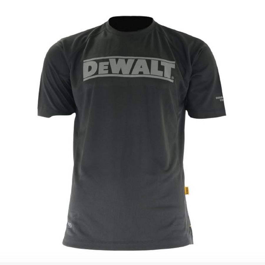 DeWALT Oxide Crew Neck Work Shirt Size XL Black Cotton Polyester