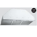 Schweigen 120cm Outdoor BBQ Rangehood - Stainless Steel, 2700m³/h, Twin Motors - CLUM12
