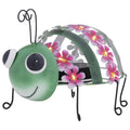Click Solar Metal Animal Light Grasshopper - Solar Powered - 190mm x 210mm - Green/Pink - SuperSaverAU - view 2