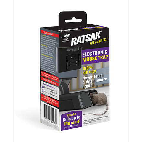 Ratsak Electronic Mouse Trap - 100% Kill Rate - Plastic - Indoor Use - SuperSaverAU - view 1