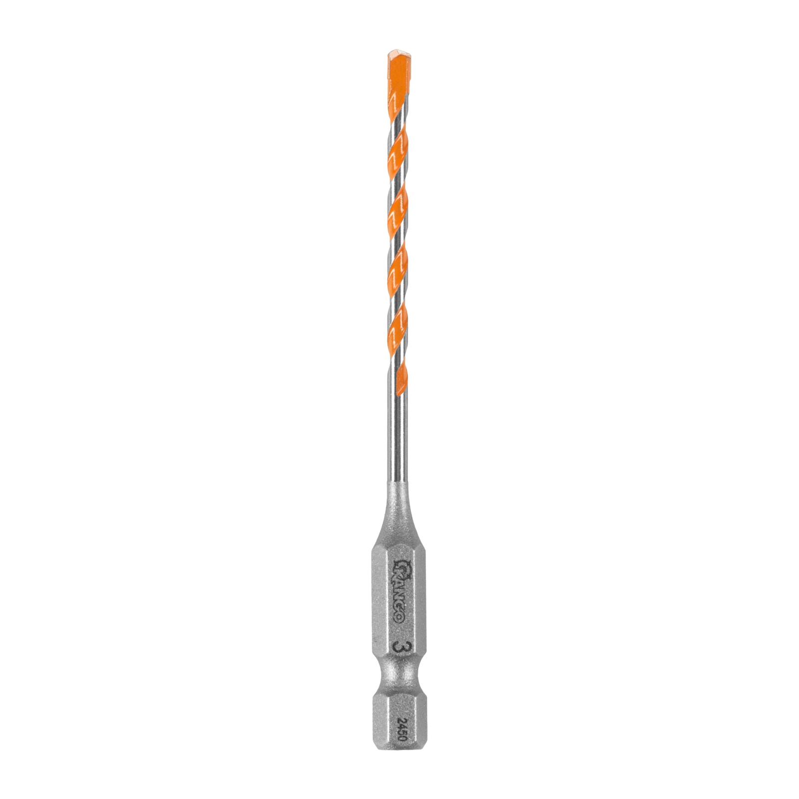 Kango 3 x 90mm Masonry Drill Bit - 1/4" Hex Carbide Tip for Concrete & Brick