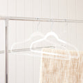 Boxsweden Crystal Clothes Hangers 6 Pack - Space Saving - Clear - 235mm x 445mm - SuperSaverAU - view 5
