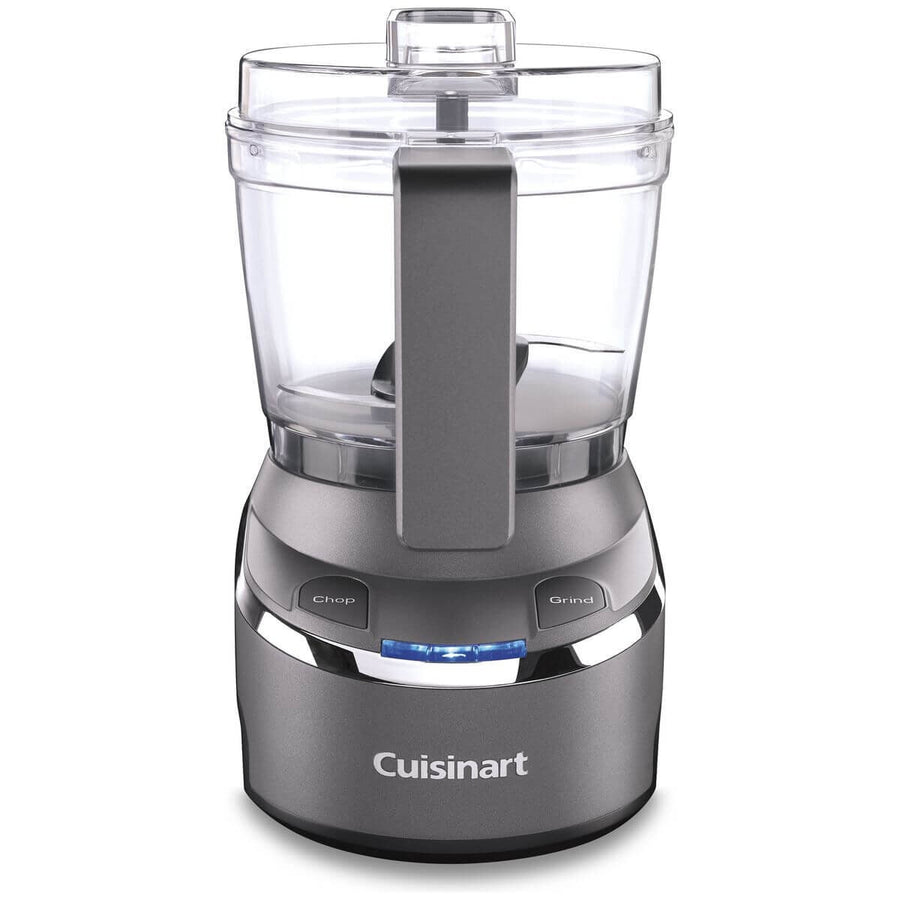 Cuisinart Cordless Mini Chopper - 7.4V Battery - Reversible Stainless Steel Blade - Grey - RMC-100XA