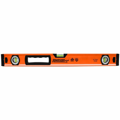 Johnson 600mm 24" Aluminium Box Level - Durable Tool for Accurate Measurements - SuperSaverAU - view 1