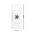 DETA Architrave F Connector - 34mm x 74mm - Polycarbonate - Indoor Use - SuperSaverAU - view 4