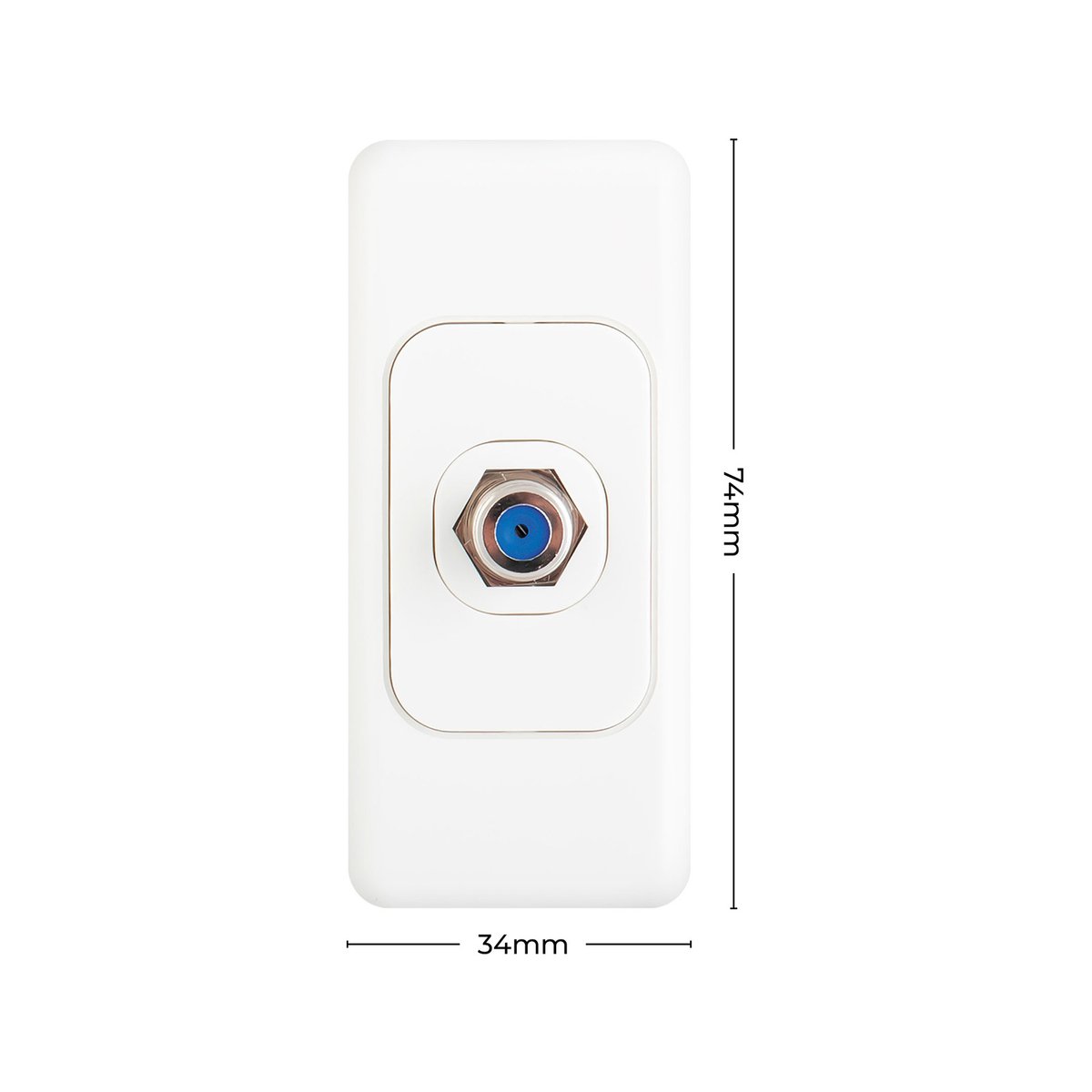 DETA Architrave F Connector - 34mm x 74mm - Polycarbonate - Indoor Use - SuperSaverAU - view 4