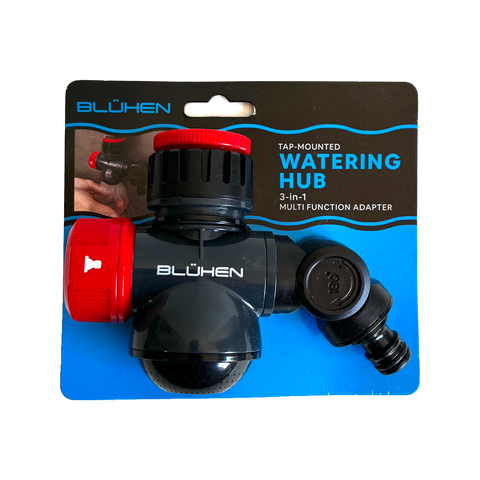 Bluhen 3 in 1 Mounted Tap Watering Hub - 112mm x 100mm x 50mm - Multifunctional - SuperSaverAU - view 1