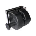 Protectoral Glass to Glass Gate Latch 126x138x105mm - Mirror/Black Poly - SuperSaverAU - view 1