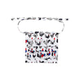Egg Collecting Apron with Chicken Print - Medium (40 x 36 cm, 8 Pockets)