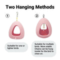 Egg Shaped Parrot Nest with Hanging Chain, 15 x 13.5 cm - White - view 5