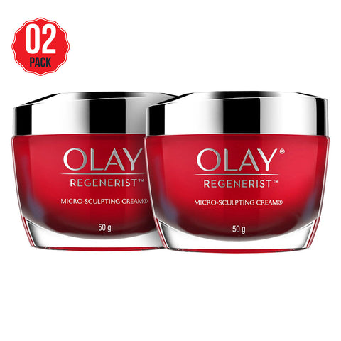 Olay Regenerist Micro-sculpting Night Cream 2 x 50g - SuperSaverAU - view 1