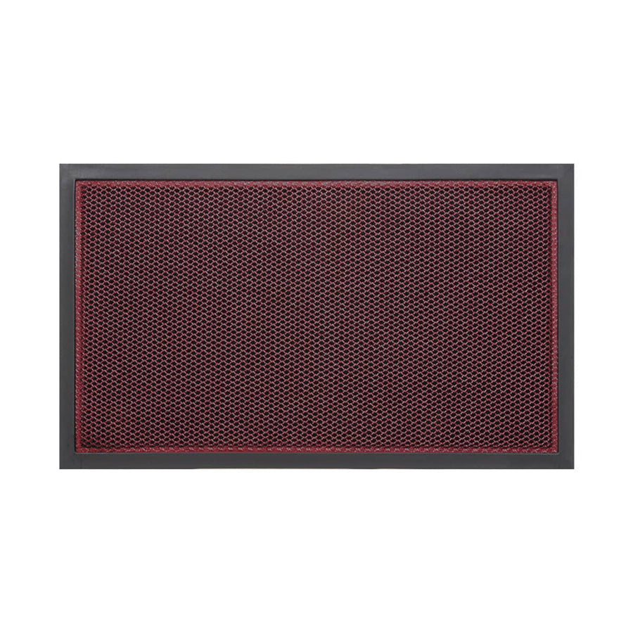 Elastic Door Pad Non Slip Dirt Resistant Entrance Mat, 60 x 90 cm - Red
