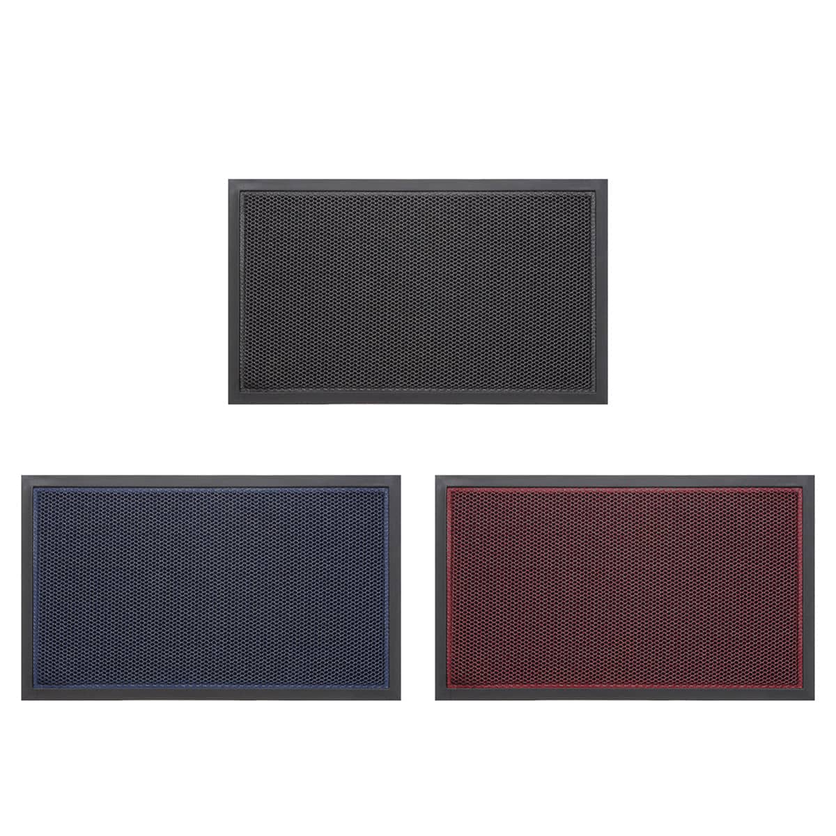 Elastic Door Pad Non Slip Dirt Resistant Entrance Mat, 60 x 90 cm - Red - view 3