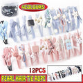 Elastic Hair Bands in Rubber for Ponytails - Black - view 2
