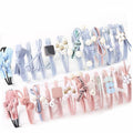Elastic Hair Bands in Rubber for Ponytails - Pink - view 3