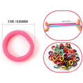 Elastic Hair Ties Seamless Rubber Bands, Assorted Colours, Pack of 200 - view 3
