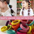 Elastic Hair Ties Seamless Rubber Bands, Assorted Colours, Pack of 200 - view 5
