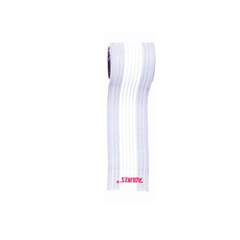 Elastic Wrist Support Band for Gym and Sports - White and Grey