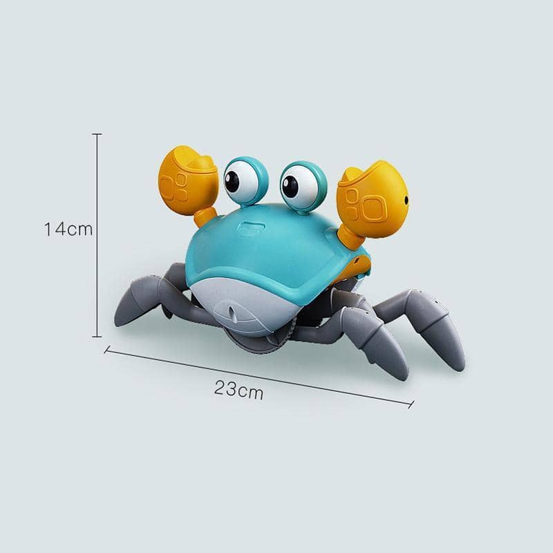 Electric Crawling Crab Toy with Music and LED Lights - Yellow and Red - view 3