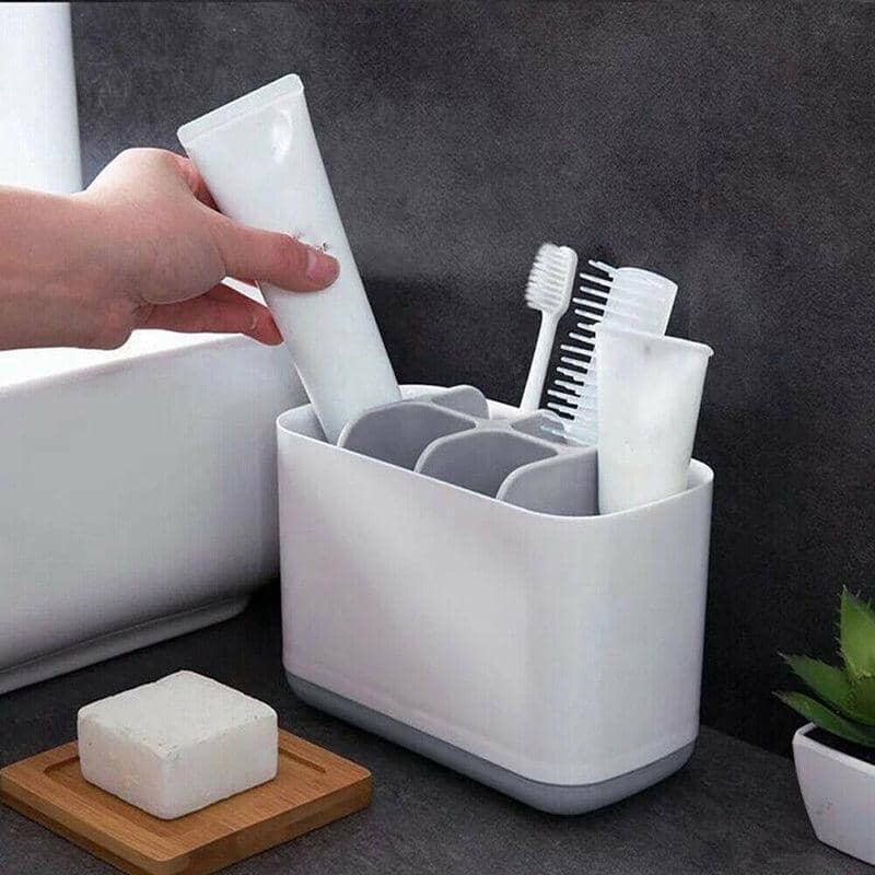 Electric Toothbrush Holder, Bathroom Storage Caddy - Pink - view 5