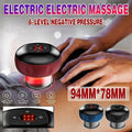 Electric Vacuum Cupping Massager with Light Heating - Red - view 2