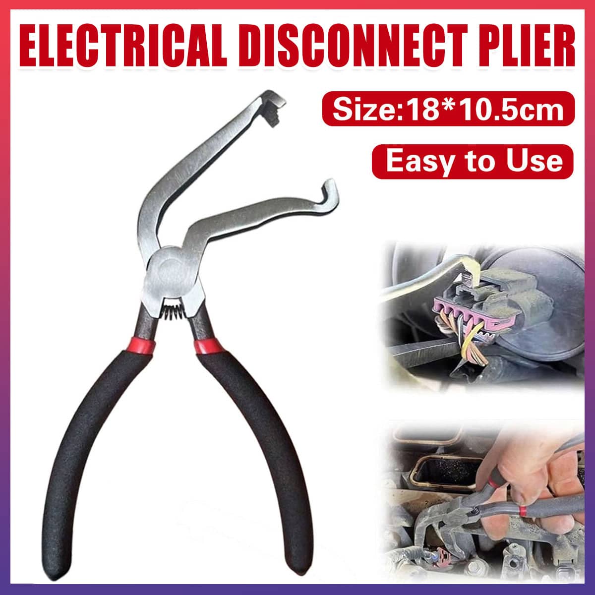 Electrical Connector Disconnect Pliers for Car Wiring, 18 x 10.5 cm