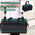 Electrician Tool Bag Work Tote with Hard Bottom, Large Capacity
