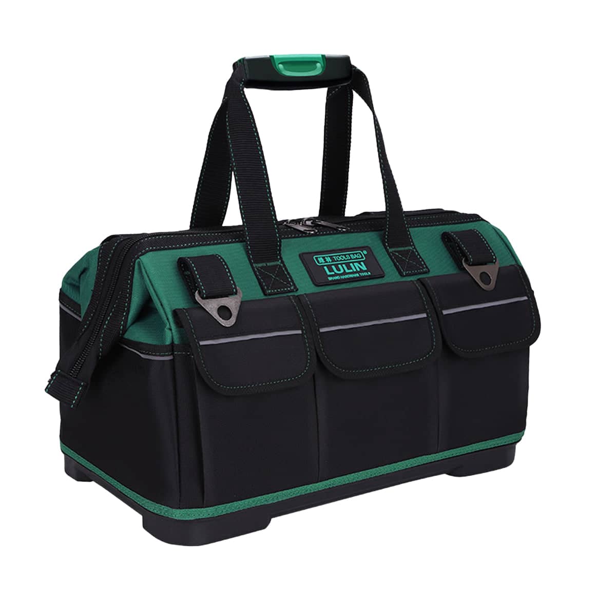 Electrician Tool Bag Work Tote with Hard Bottom, Large Capacity - view 2